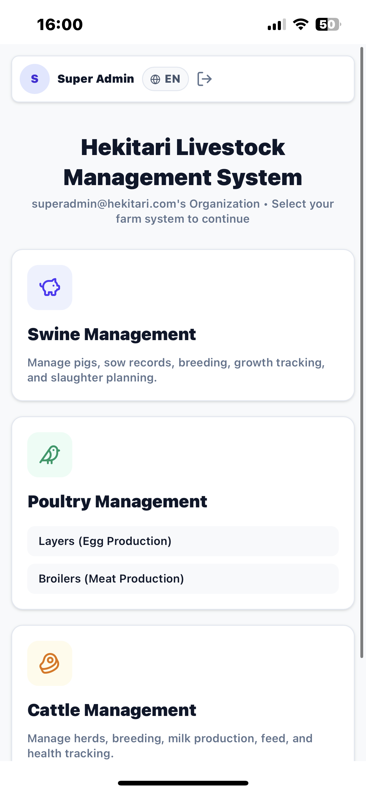 Livestock management